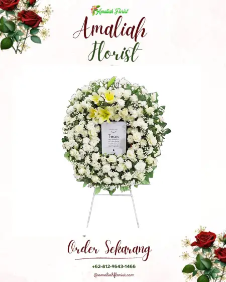 Krans Bunga Duka Kuningan Timur